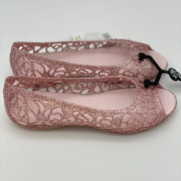 crocs isabella glitter